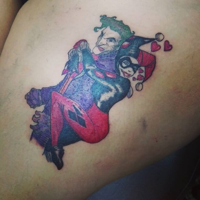Top 30 Crazy Joker Tattoos Amazing Crazy Joker Tattoo Designs.