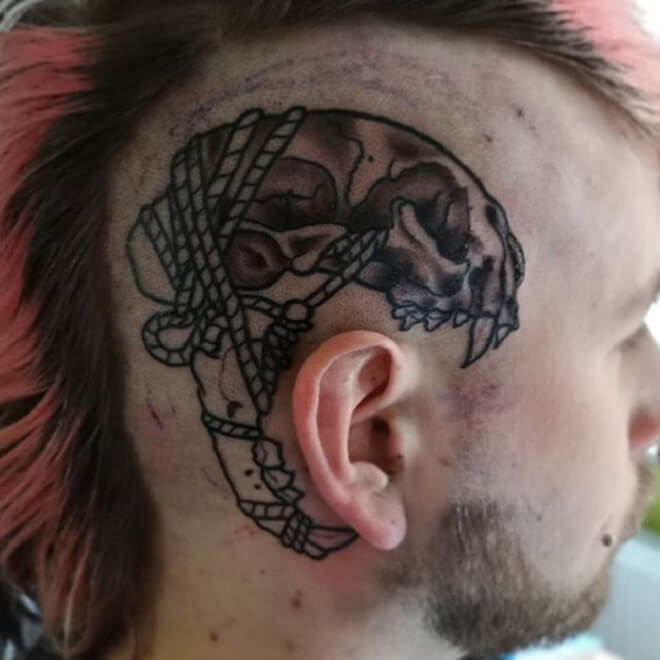 Head Black Tattoo