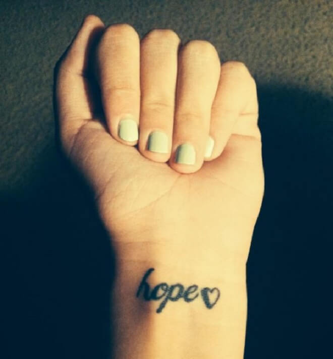 Heart Hope Tattoo