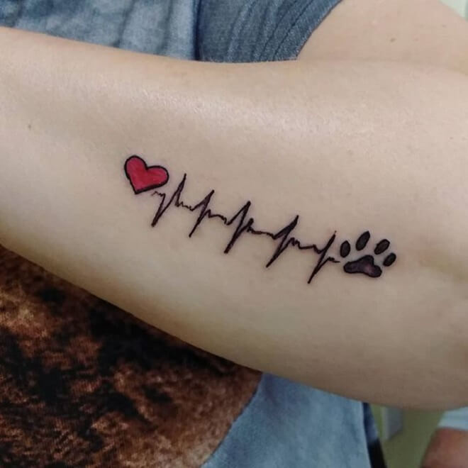 Heartbeat Beautiful Tattoo