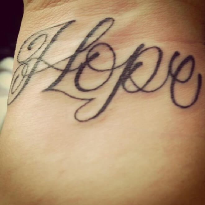 Hope Tattoo Design