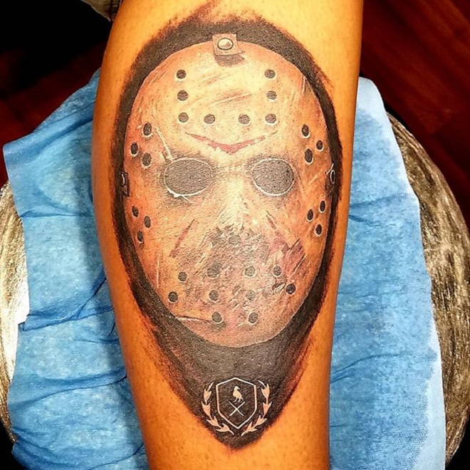 Jason Mask Tattoo Artist