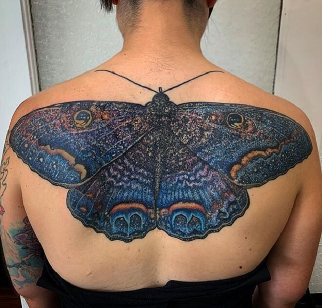 Lady Moth Tattoo