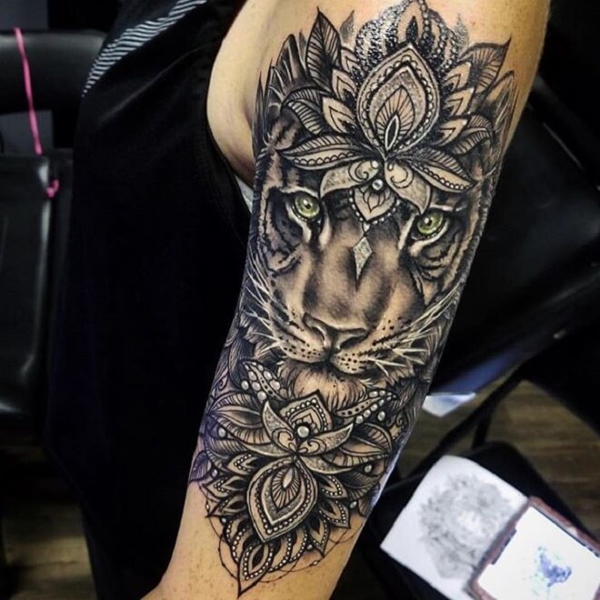 Lion Traditional Tattoo
