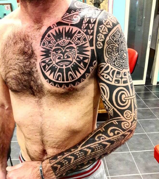Men Tribal Tattoo