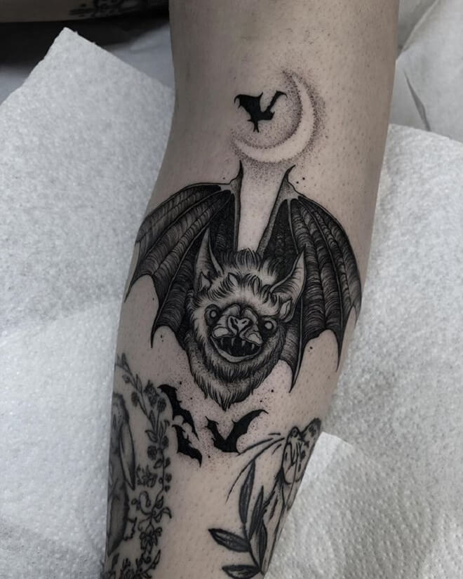New Bat Tattoo
