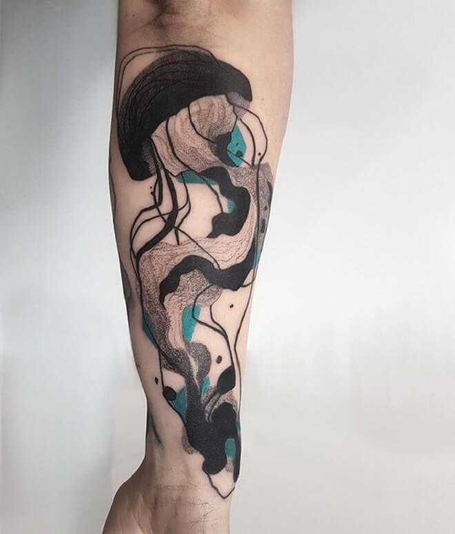 New Jellyfish Tattoo