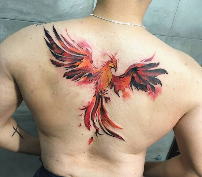 Phoenix Men Tattoo