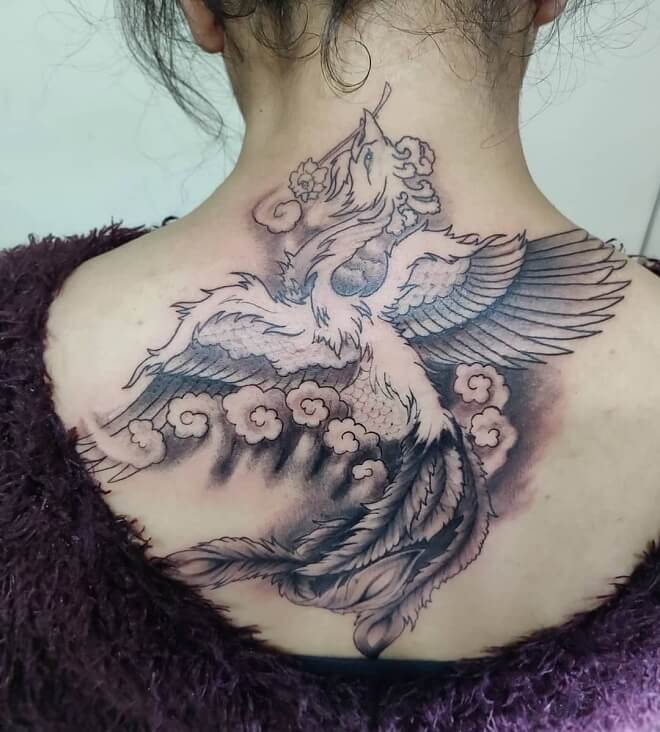 Phoenix Tattoo for Girl