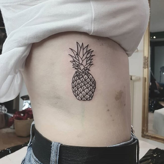 Pineapple Tattoo for Women