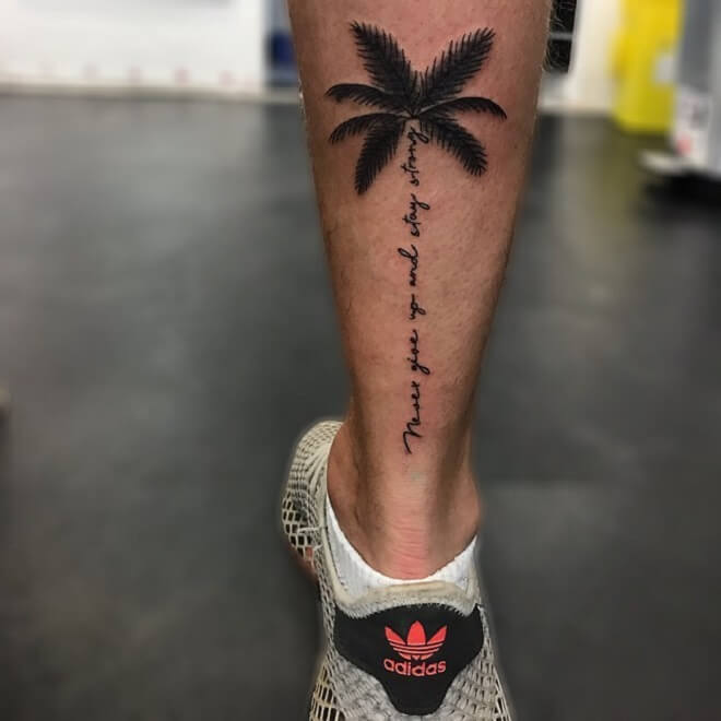 Quotes Palm Tree Tattoo