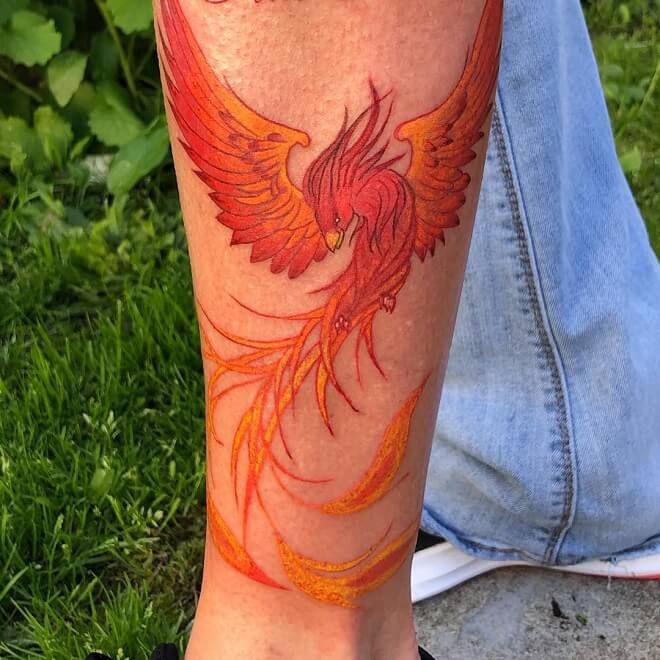 Red Phoenix Tattoo
