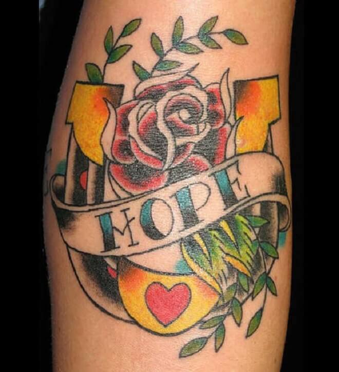 Rose Hope Tattoo