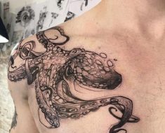 Shoulder Kraken Tattoo