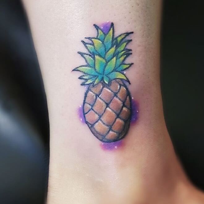 Super Pineapple Tattoo