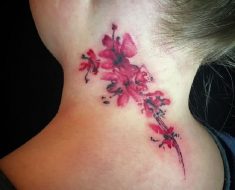 Top Neck Tattoo for Women