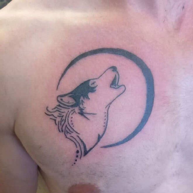 Tribal Wolf Tattoo Artist