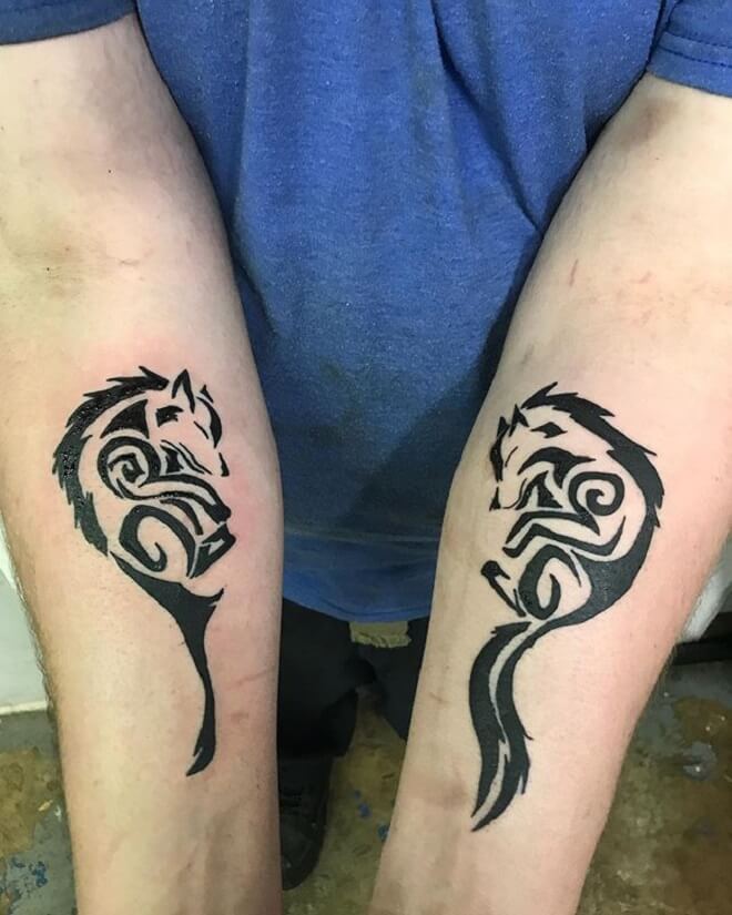 Tribal Wolf Tattoo Designs & Meanings